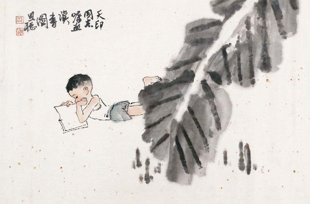 A Serene Study: Zhou Sicong’s Reading Scene